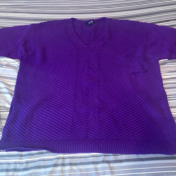 Purple Knitted Sweater - Picture 1 of 4